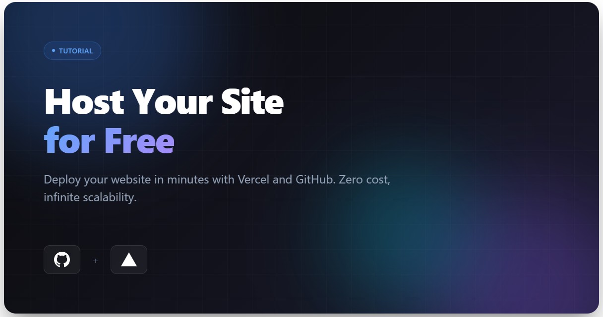 Host Your Site for Free